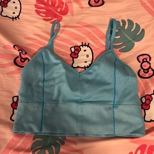 Blue Sports Bra